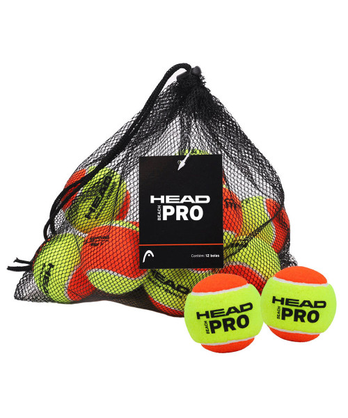 Bola de Beach Tennis Head Pro - 12 unidades