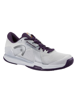 Tênis Head Sprint Pro 4.0 Clay Masculino - Cinza e Roxo