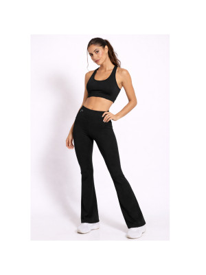 Calça Head Feminina Flare Compress - Preta