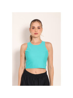 Cropped Top Head Beach Nadador - Turquesa