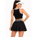 Conjunto Head Feminino Match Point - Preto