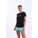 Camiseta Head Feminina Ludo - Preta