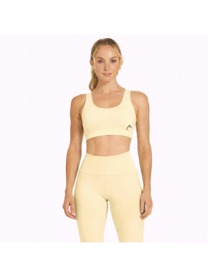Top Head Feminino Sustentação - Amarelo Manteiga