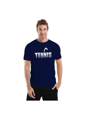 Camiseta Head Masculina Dry Tennis - Azul Marinho