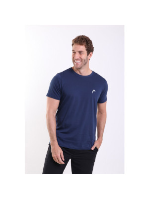 Camiseta Head Masculina Pima - Azul Marinho