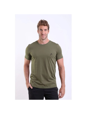 Camiseta Head Masculina Pima - Verde Militar