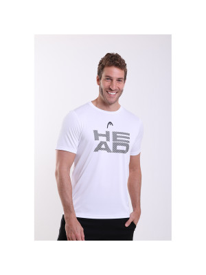 Camiseta Head Masculina Dry - Branca