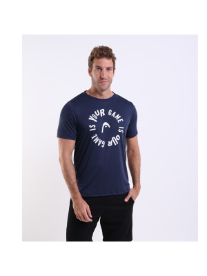 Camiseta Head Masculina Dry Your Game - Marinho