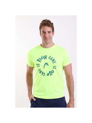 Camiseta Head Masculina Dry Your Game - Neon