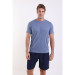 Camiseta Head Masculina Pima - Azul