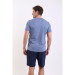 Camiseta Head Masculina Pima - Azul