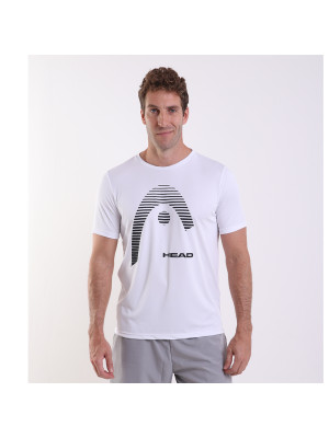 Camiseta Head Masculina Dry Logo - Branco