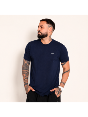 Camiseta Head Masculina Micromodal - Azul Marinho