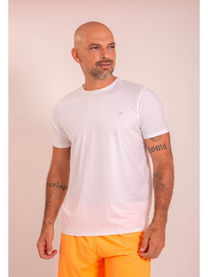 Camiseta Head Masculina Dry Tech Logo - Branca