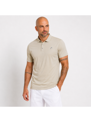 Camisa Polo Head Masculina Match Point - Areia