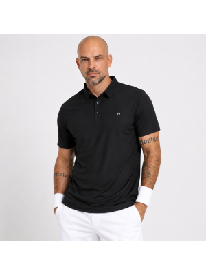 Camisa Polo Head Masculina Match Point - Preta