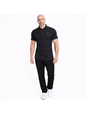 Camisa Polo Head Masculina Match Point - Preta