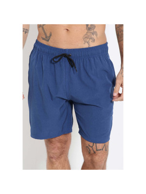 Short Head Masculino Microfibra - Azul Mescla