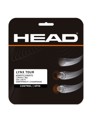 Set Head DLD de Corda Lynx Tour 16 - Champanhe