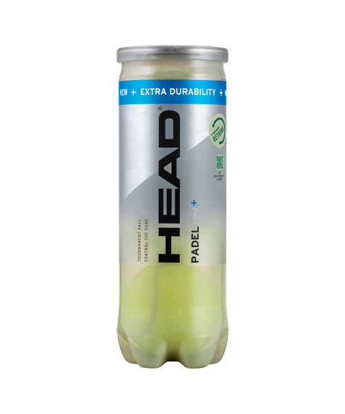 Bola de Padel Head Pro + - 3 Bolas