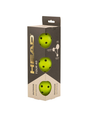 Bola de Pickleball Head Tour 40 - 3unid