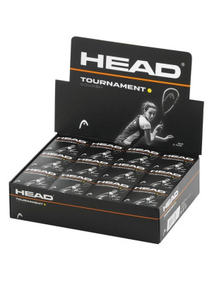 Caixa de Bola Head Squash Tournament - 12 Unidades