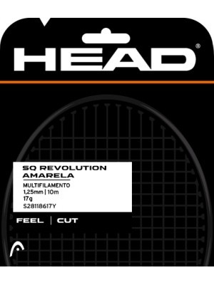 Set Head DLD Corda Squash Revolution 17 - Amarela