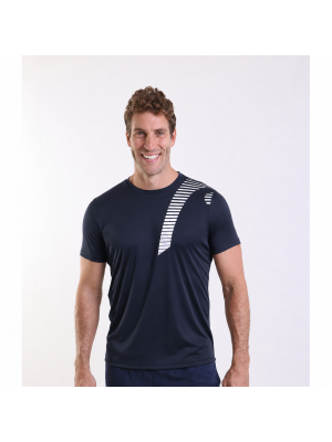 Camiseta Head Masculina Dry Estampa 2 - Marinho